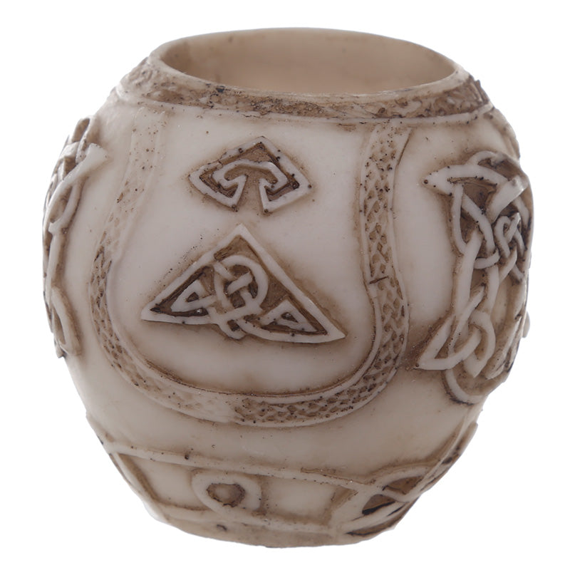 Decorative Skull Tea Light Candle Holder on display