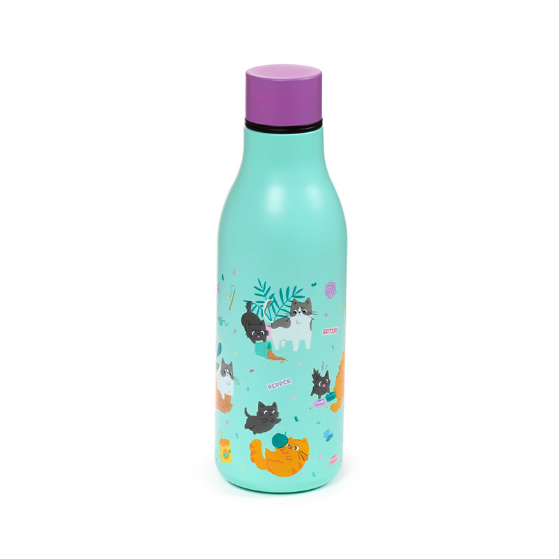 Beans & Co Cats themed insulated drinkware
