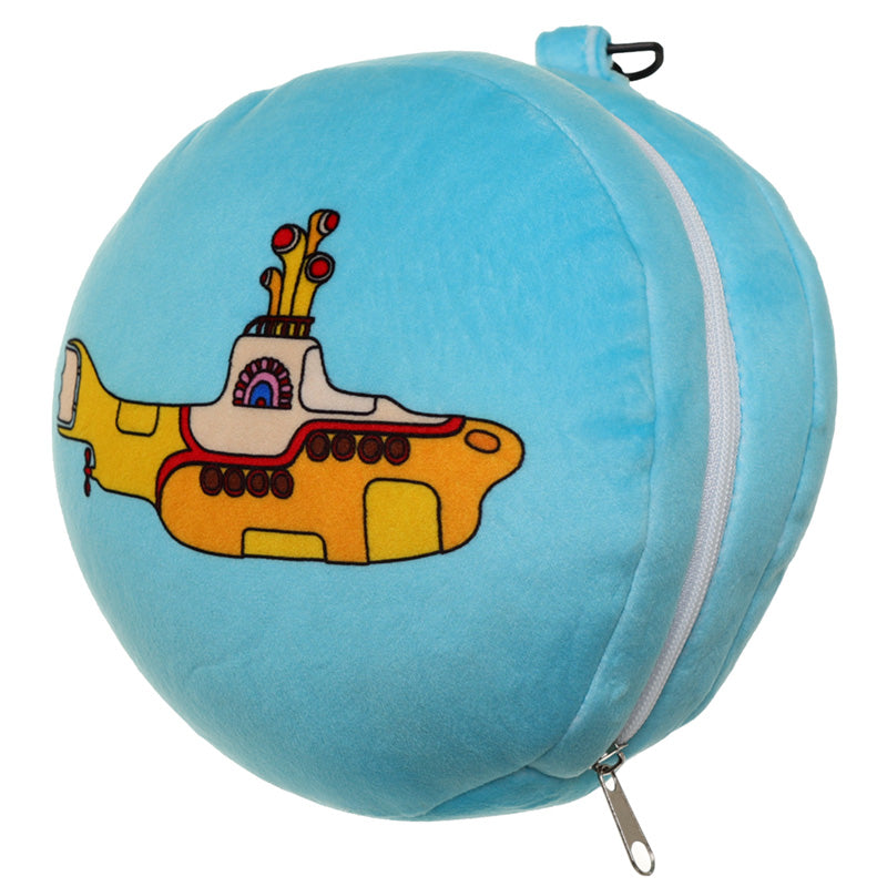 Giftable Relaxeazzz Travel Pillow set featuring iconic Beatles design