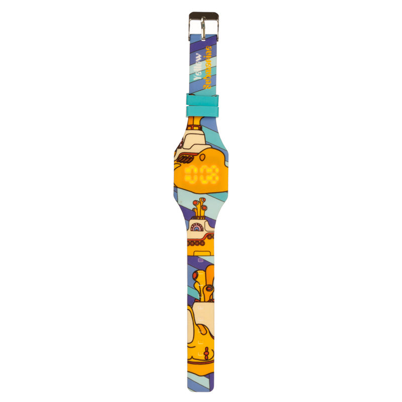 Yellow Submarine Silicone Digital Watch - Display