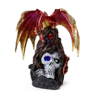 Close-up of Dark Legends LED Dragon with intricate details