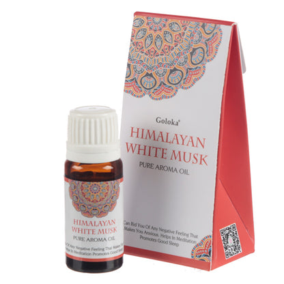 Goloka Himalayan White Musk Aroma Oil bottle