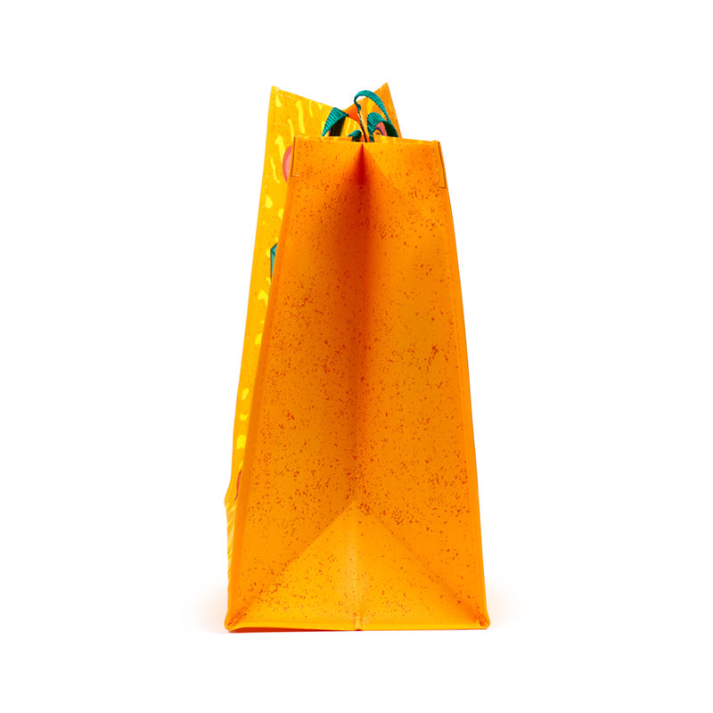 Day of the Dead themed reusable shopping bag