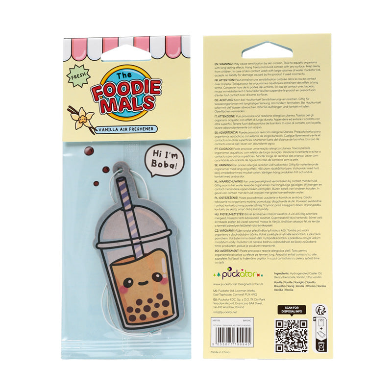 Collectible Vanilla Scented Boba Air Freshener