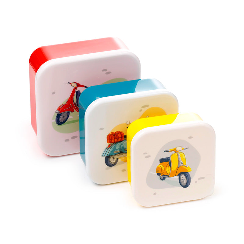 Scooter Lunch Box Set - Medium Size