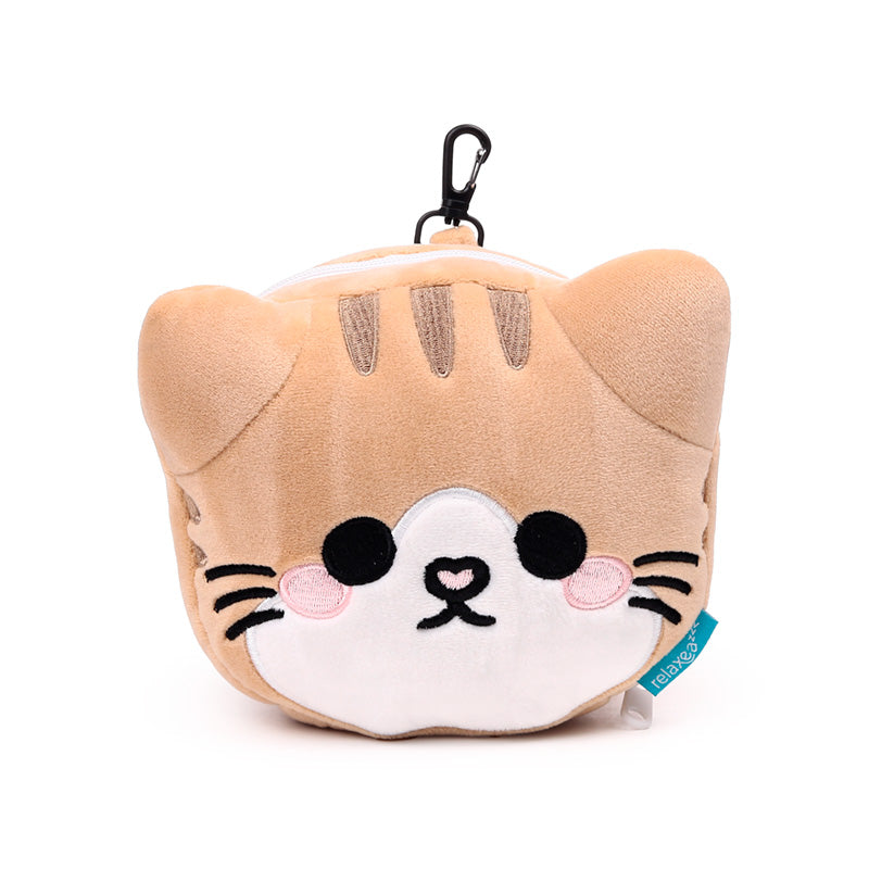 Comfortable Travel Pillow featuring Scottish Fold Cat