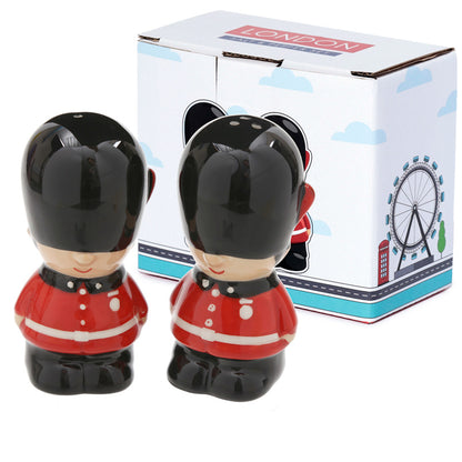 London Guardsman Salt and Pepper Set as a decorative ornament