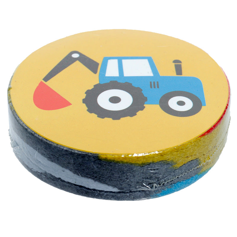 Bright and playful Little Tractors Travel Towel
