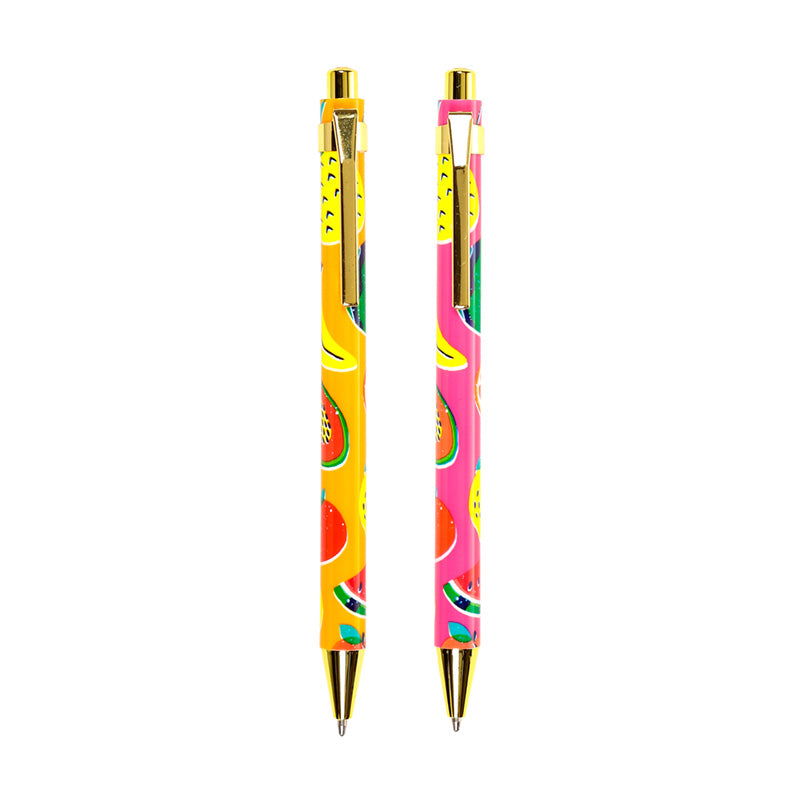 Close-up of Summer Fruits Pen Twin Set