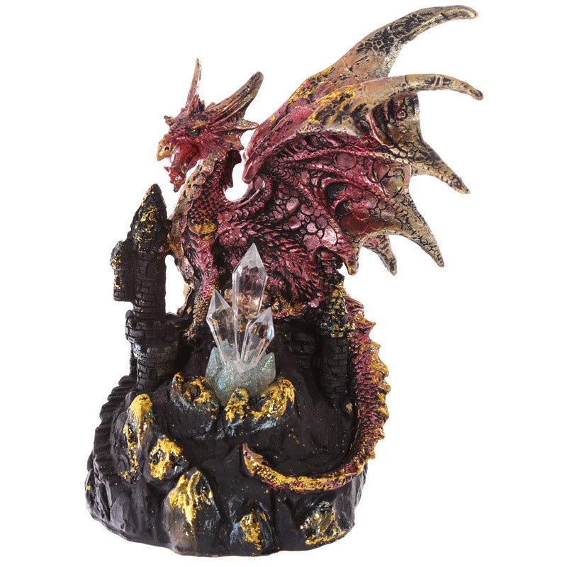 Colour-changing LED light on Dragon Figurine