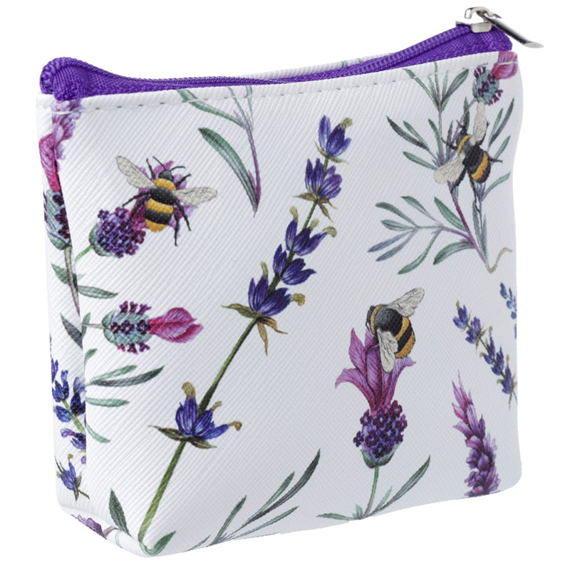 Nectar Meadows PVC Purse on a decorative table