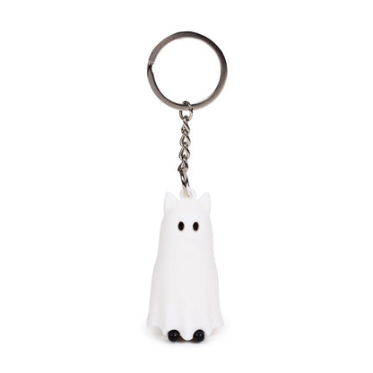 Spooky Ghost Keyring with seasonal decorations