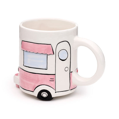 Charming ceramic mug in whimsical shape