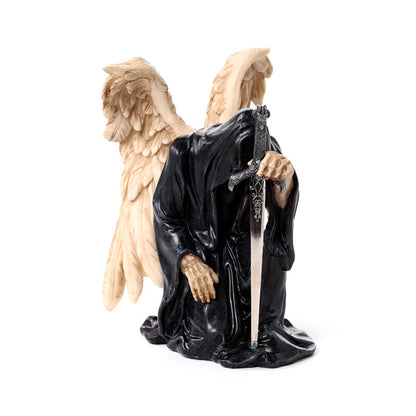 Angel of Death Kneeling with Sword Decorative Ornament
