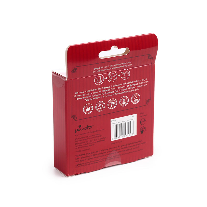 Gift presentation of Amore Heart Bath Bomb