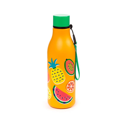 500ml Summer Fruits Insulated Bottle with non-slip base