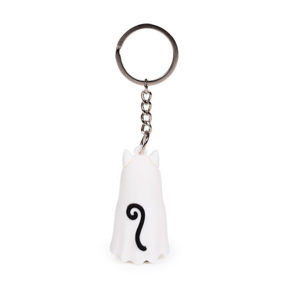 Fun Spooky Ghost Keyring on a bag