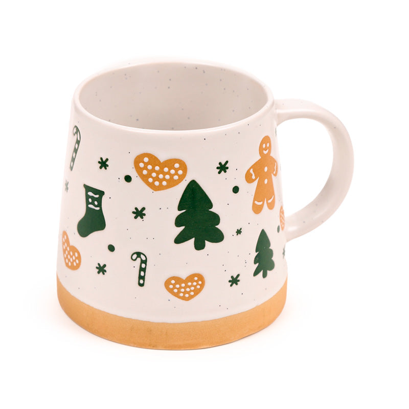 Gingerbread Man Stoneware Mug front view