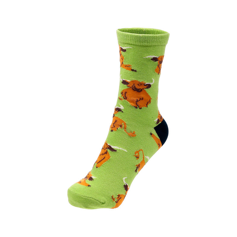 Hairy Coo Highland Coo Socks perfect for casual wear
