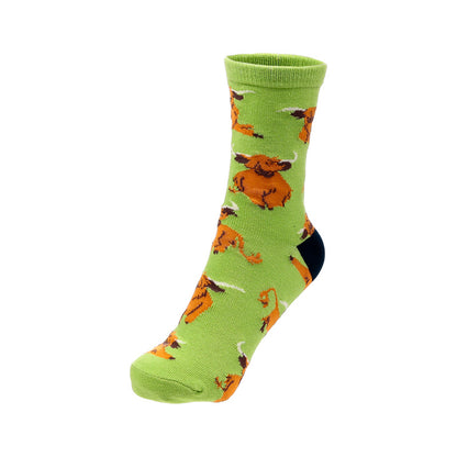 Hairy Coo Highland Coo Socks perfect for casual wear