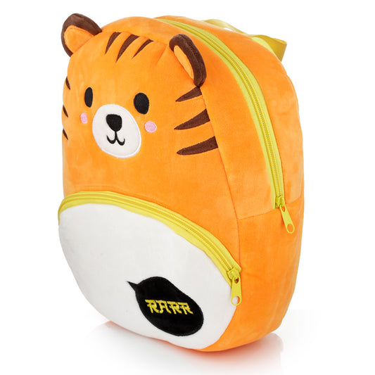 Adoramals Tiger Kids School Rucksack Backpack - Front View