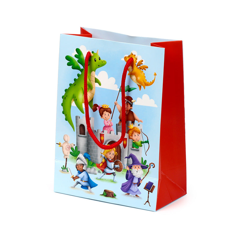Knights & Dragons Medium Gift Bag - Eco-Friendly Materials
