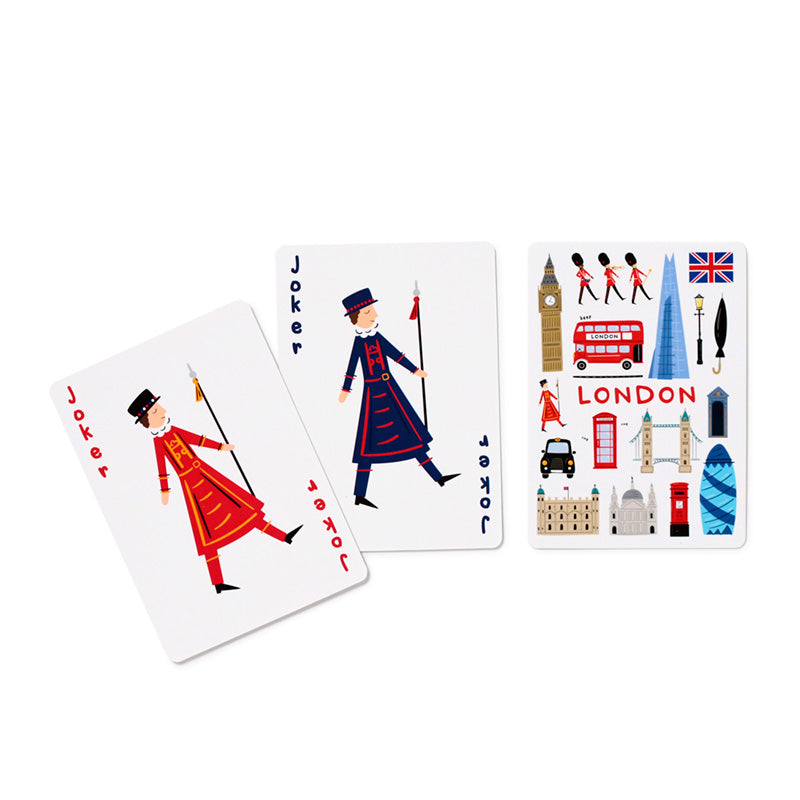 London Souvenir Playing Cards - Game Night Setup