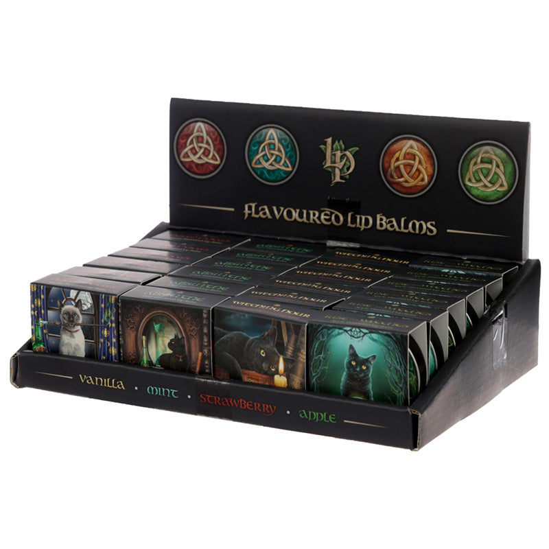 Lisa Parker Magical Cats Lip Balm on a decorative table