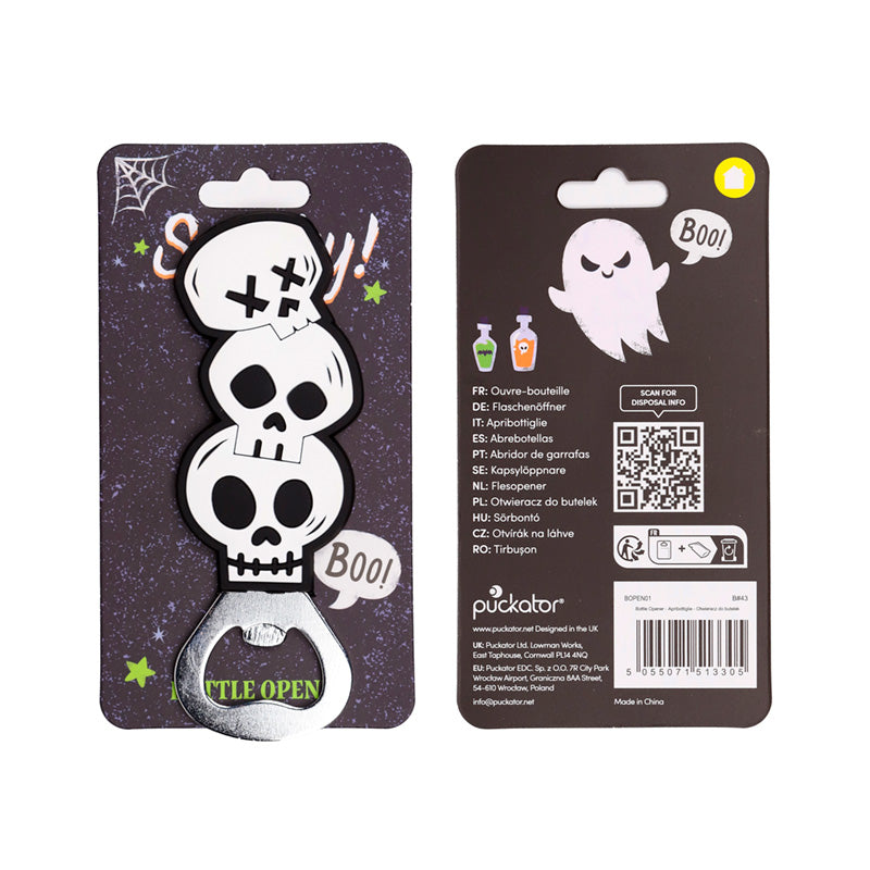 Stylish Spooky Skulls Bottle Opener for Halloween
