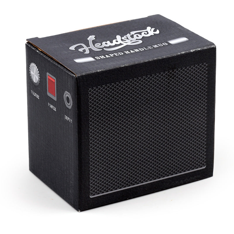 Stylish ceramic mug with guitar handle