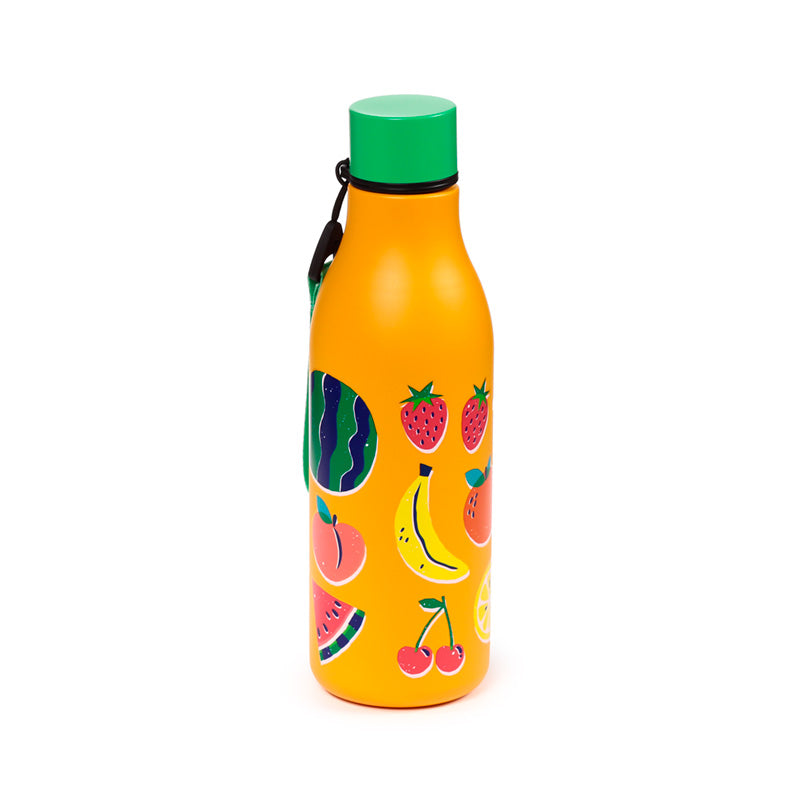 Durable Summer Fruits Insulated Bottle for hydration
