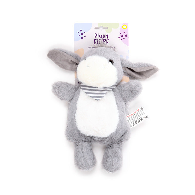 Microwavable Plush Lavender Heat Pack in Donkey Design