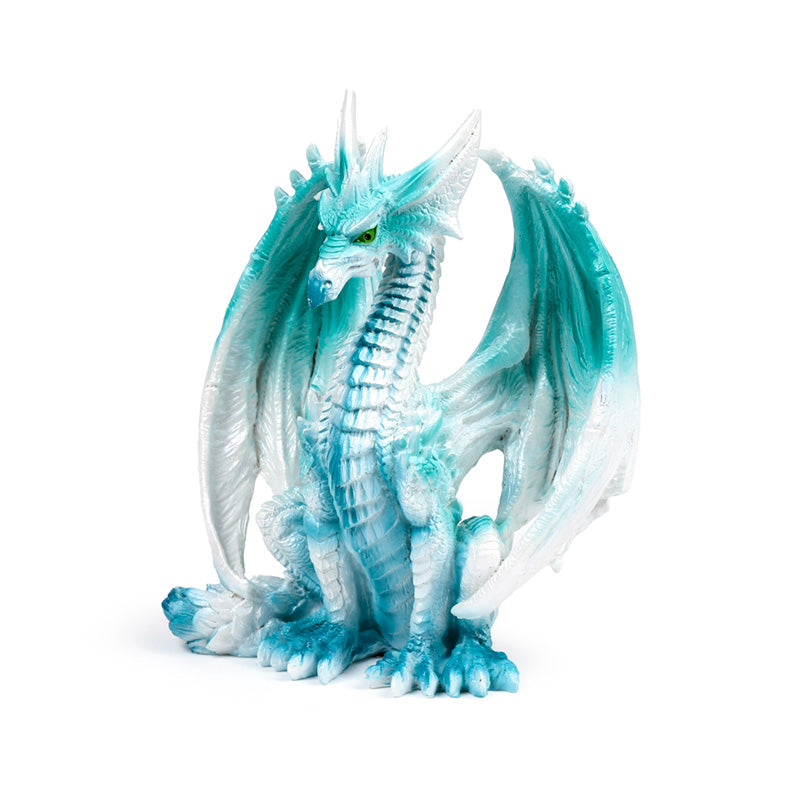 Icy blue Dark Legends Dragon displayed on a shelf