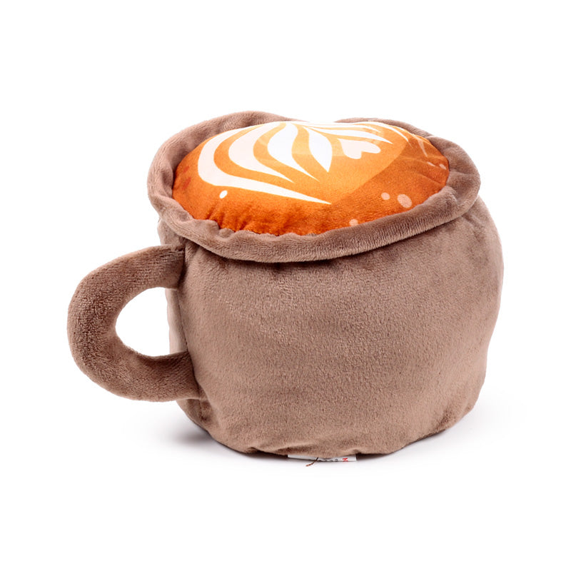 Foodiemals Cappuccino Plush Door Stop decorative use