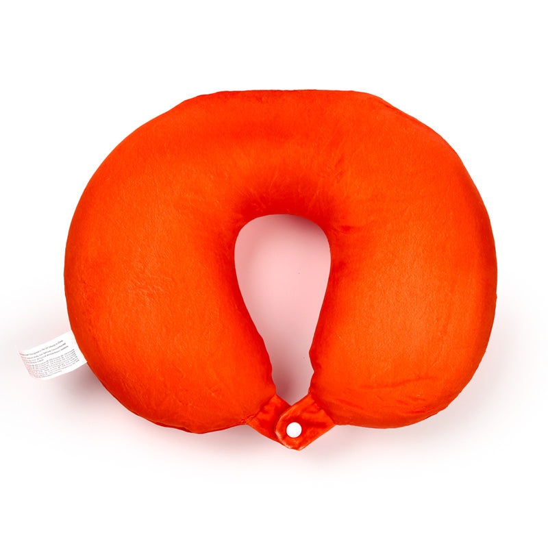 Huck the Dinosaur travel pillow for kids and adults