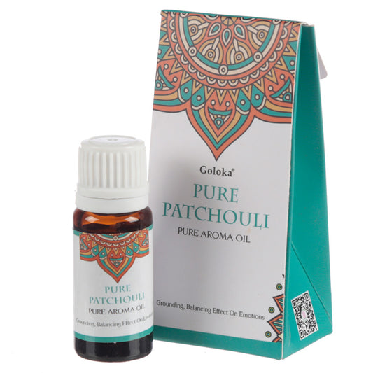 Goloka Pure Patchouli Fragrance Aroma Oil 10ml bottle