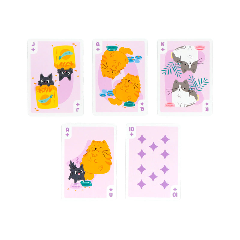 Beans & Co Cats playing cards for game nights