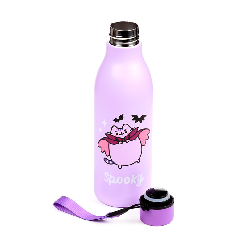Pusheen the Cat Halloween Insulated Drinks Bottle - Side View