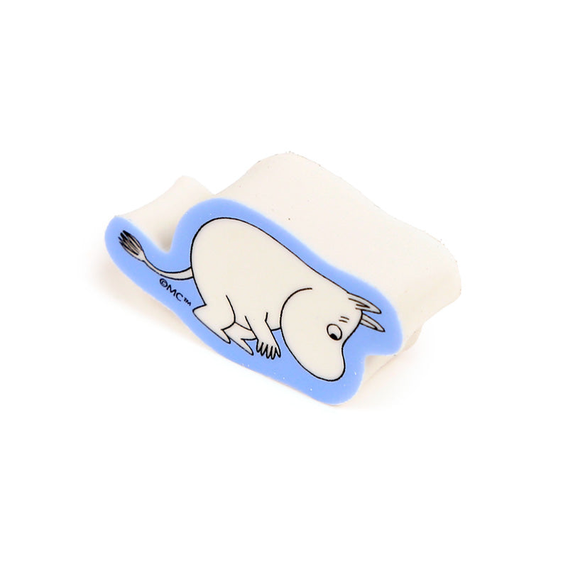 Moomin Tammi Eraser Set - Displayed on Desk
