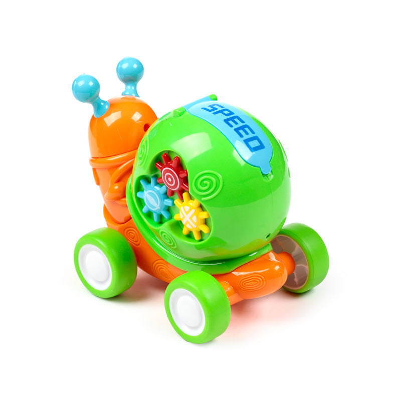 Happy Snail Press & Go Action Toy - Gift Presentation