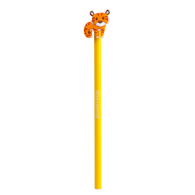 Charming Zooniverse Pencil with colourful PVC topper