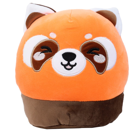 Squidglys Ru the Red Panda Plush Toy - Front View