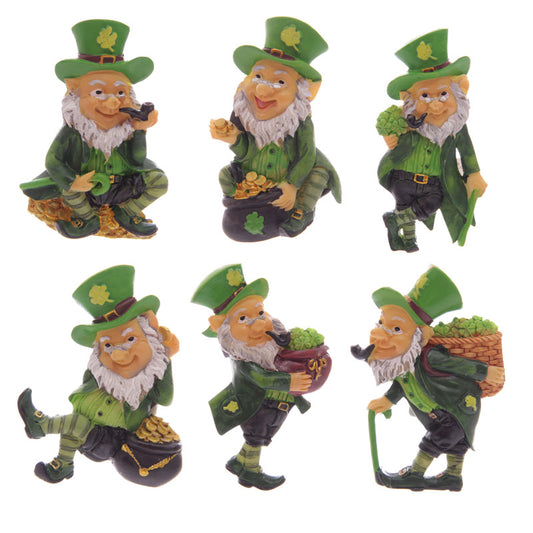 Lucky Leprechaun Souvenir Magnet on a fridge
