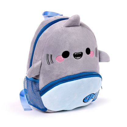 Adoramals Archie the Shark Kids School Rucksack Backpack - front view
