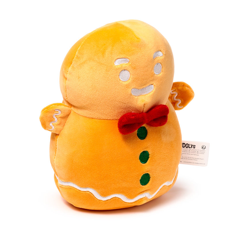 Cuddly Squidglys Plush Toy Gingerbread Man for holiday decor