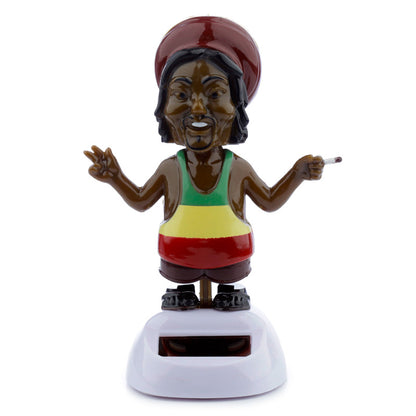 Vibrant Solar Pal - Rasta ornament
