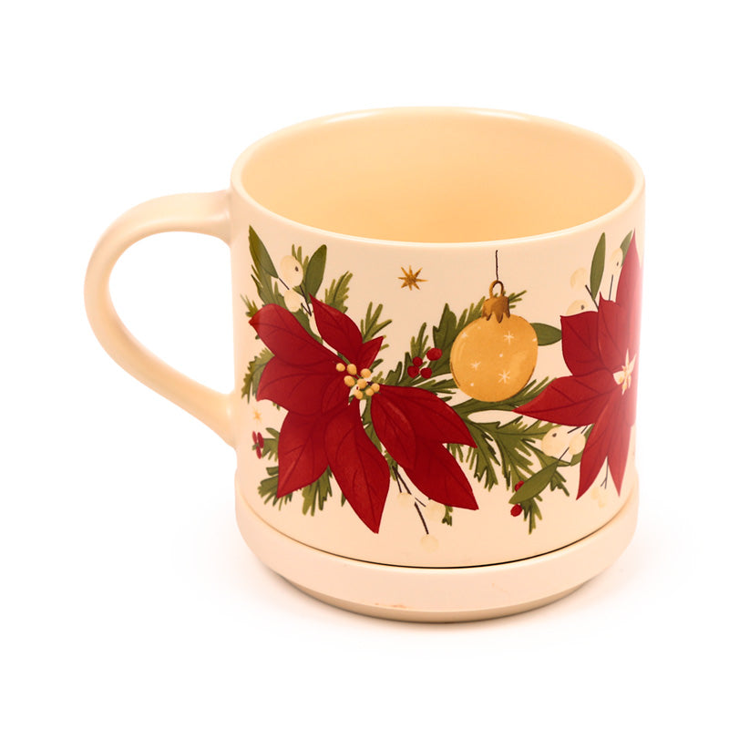 Christmas Botanicals Mug Set for Holiday Gifting