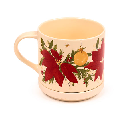 Christmas Botanicals Mug Set for Holiday Gifting