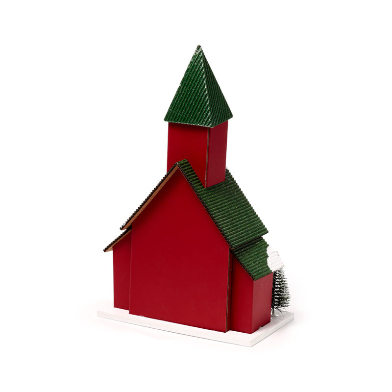 Charming LED Christmas Church decoration for home
