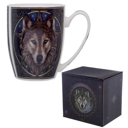Lisa Parker Wild One Wolf Porcelain Mug